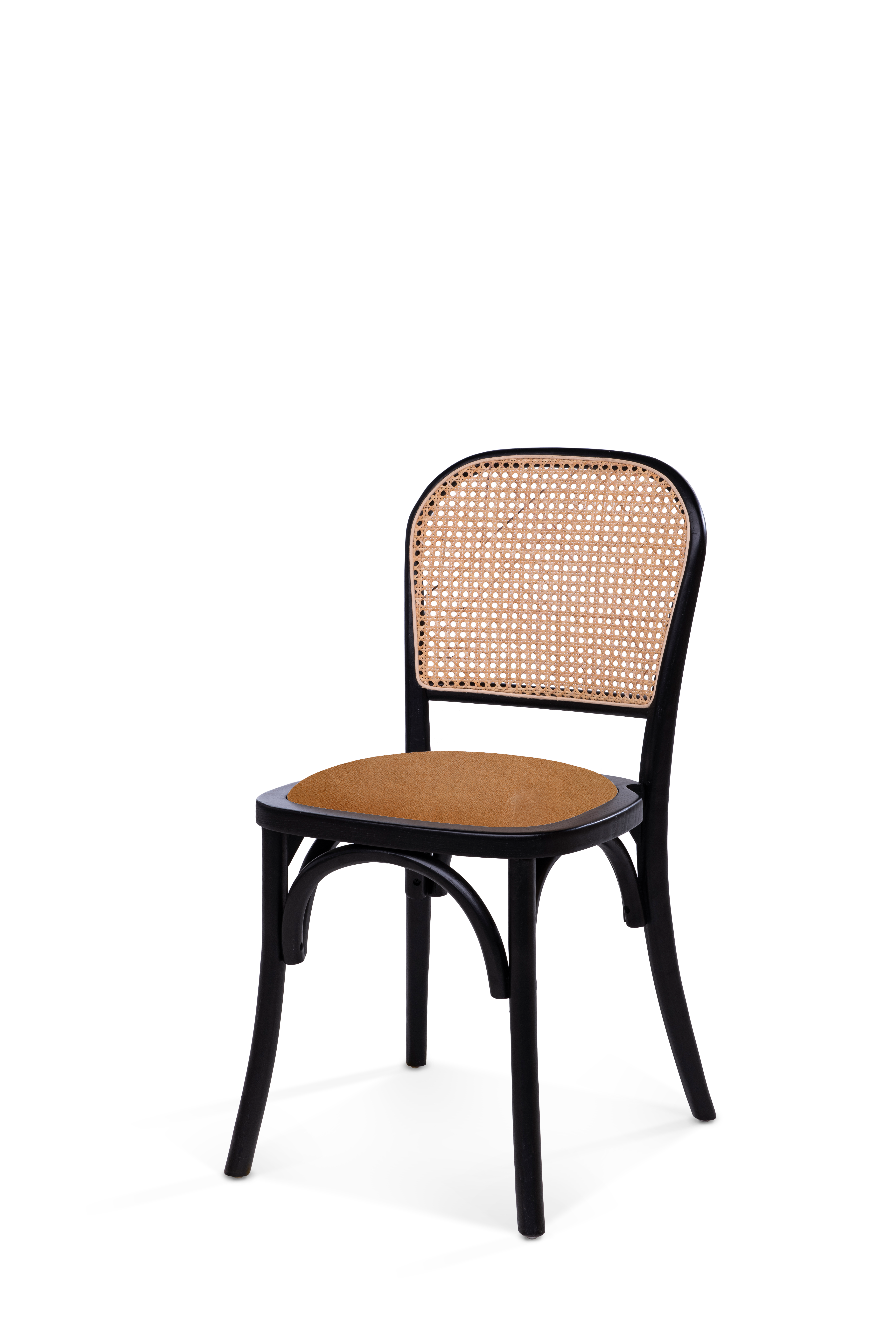 Restaurant Bistro Stuhl Pretoria mit Sitzpolster Samt Gold